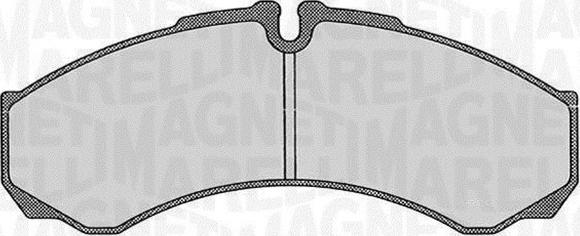 Magneti Marelli 363916060526 - Комплект спирачно феродо, дискови спирачки vvparts.bg