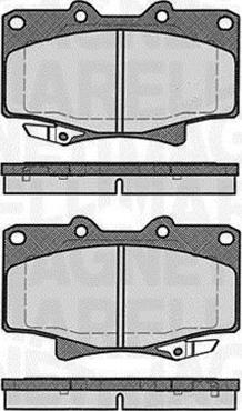 Magneti Marelli 363916060635 - Комплект спирачно феродо, дискови спирачки vvparts.bg