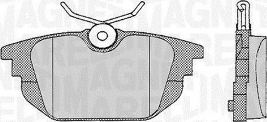 Magneti Marelli 363916060106 - Комплект спирачно феродо, дискови спирачки vvparts.bg