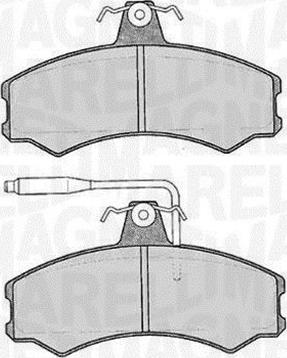 Magneti Marelli 363916060175 - Комплект спирачно феродо, дискови спирачки vvparts.bg