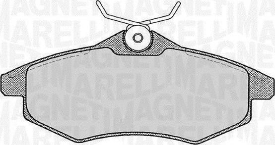 Magneti Marelli 363916060173 - Комплект спирачно феродо, дискови спирачки vvparts.bg