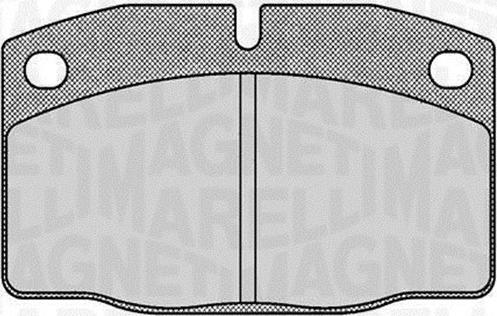 Magneti Marelli 363916060354 - Комплект спирачно феродо, дискови спирачки vvparts.bg