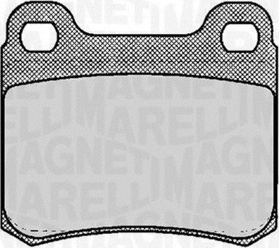 Magneti Marelli 363916060306 - Комплект спирачно феродо, дискови спирачки vvparts.bg
