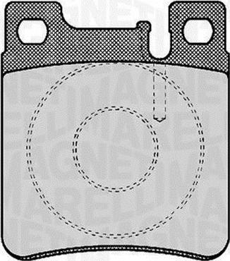 Magneti Marelli 363916060303 - Комплект спирачно феродо, дискови спирачки vvparts.bg