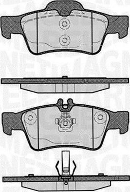 Magneti Marelli 363916060316 - Комплект спирачно феродо, дискови спирачки vvparts.bg