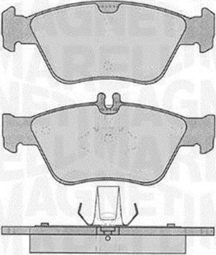 Magneti Marelli 363916060310 - Комплект спирачно феродо, дискови спирачки vvparts.bg