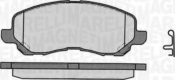 Magneti Marelli 363916060338 - Комплект спирачно феродо, дискови спирачки vvparts.bg