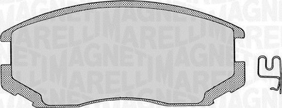 Magneti Marelli 363916060333 - Комплект спирачно феродо, дискови спирачки vvparts.bg