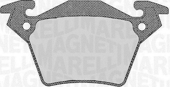 Magneti Marelli 363916060328 - Комплект спирачно феродо, дискови спирачки vvparts.bg