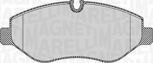 Magneti Marelli 363916060298 - Комплект спирачно феродо, дискови спирачки vvparts.bg