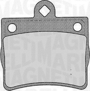 Magneti Marelli 363916060297 - Комплект спирачно феродо, дискови спирачки vvparts.bg