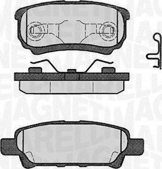 Magneti Marelli 363916060285 - Комплект спирачно феродо, дискови спирачки vvparts.bg