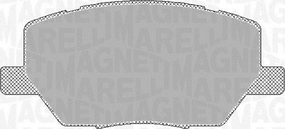 Magneti Marelli 363916060793 - Комплект спирачно феродо, дискови спирачки vvparts.bg