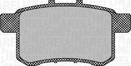 Magneti Marelli 363916060703 - Комплект спирачно феродо, дискови спирачки vvparts.bg