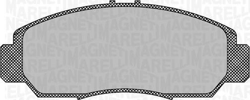 Magneti Marelli 363916060702 - Комплект спирачно феродо, дискови спирачки vvparts.bg