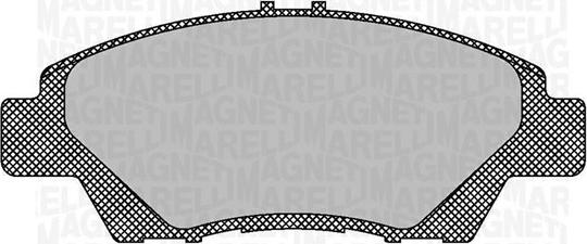 Magneti Marelli 363916060707 - Комплект спирачно феродо, дискови спирачки vvparts.bg