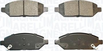 Magneti Marelli 363916061107 - Комплект спирачно феродо, дискови спирачки vvparts.bg