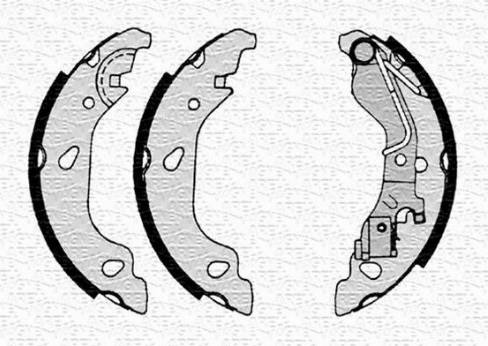 Magneti Marelli 363617200000 - Комплект спирачна челюст vvparts.bg