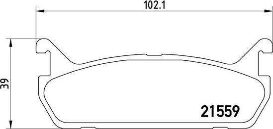 Magneti Marelli 363700449015 - Комплект спирачно феродо, дискови спирачки vvparts.bg