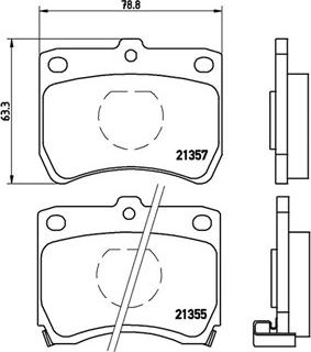 Magneti Marelli 363700200035 - Комплект спирачно феродо, дискови спирачки vvparts.bg