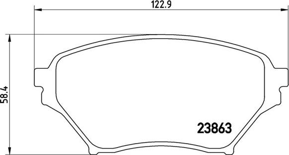 Magneti Marelli 363700449029 - Комплект спирачно феродо, дискови спирачки vvparts.bg