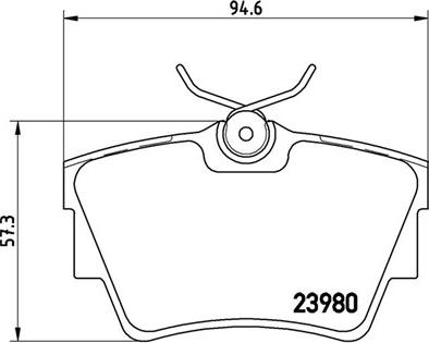 Magneti Marelli 363700459041 - Комплект спирачно феродо, дискови спирачки vvparts.bg