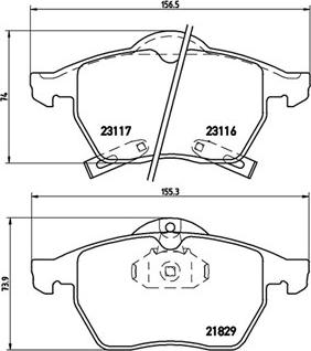 Magneti Marelli 363700459029 - Комплект спирачно феродо, дискови спирачки vvparts.bg