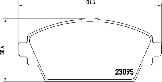 Magneti Marelli 363700456044 - Комплект спирачно феродо, дискови спирачки vvparts.bg