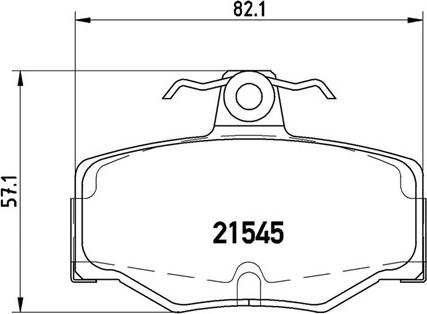 Magneti Marelli 363700456024 - Комплект спирачно феродо, дискови спирачки vvparts.bg