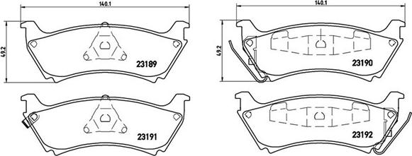 Magneti Marelli 363700450040 - Комплект спирачно феродо, дискови спирачки vvparts.bg