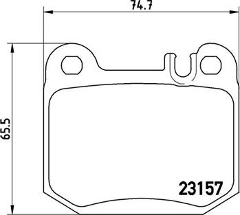 Magneti Marelli 363700450043 - Комплект спирачно феродо, дискови спирачки vvparts.bg