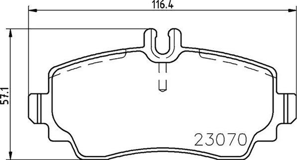 Magneti Marelli 363700450047 - Комплект спирачно феродо, дискови спирачки vvparts.bg