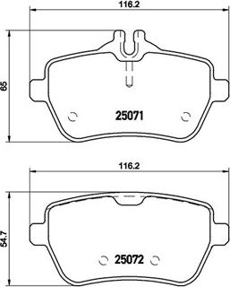 Magneti Marelli 363700450103 - Комплект спирачно феродо, дискови спирачки vvparts.bg