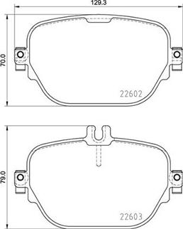 TRW Engine Component GDB2191 - Комплект спирачно феродо, дискови спирачки vvparts.bg