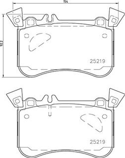 Magneti Marelli 363700450121 - Комплект спирачно феродо, дискови спирачки vvparts.bg