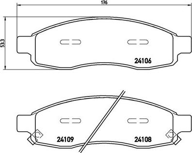 Magneti Marelli 363700458001 - Комплект спирачно феродо, дискови спирачки vvparts.bg