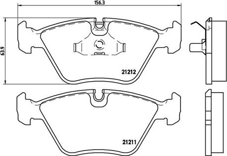 Magneti Marelli 363700461049 - Комплект спирачно феродо, дискови спирачки vvparts.bg