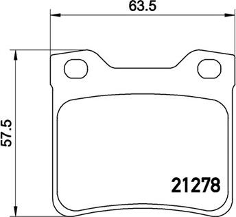 Magneti Marelli 363700461058 - Комплект спирачно феродо, дискови спирачки vvparts.bg