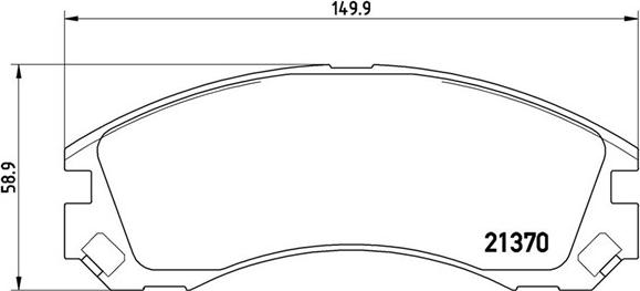 Magneti Marelli 363700461089 - Комплект спирачно феродо, дискови спирачки vvparts.bg