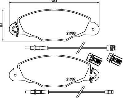 Magneti Marelli 363700461102 - Комплект спирачно феродо, дискови спирачки vvparts.bg