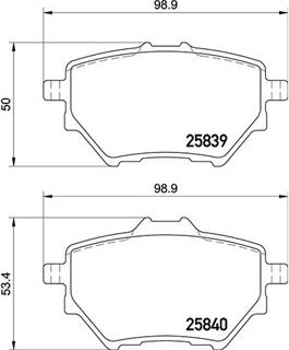 BENDIX BPD1158 - Комплект спирачно феродо, дискови спирачки vvparts.bg