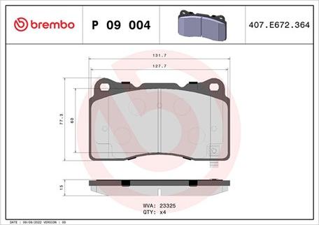 Magneti Marelli 363700409004 - Комплект спирачно феродо, дискови спирачки vvparts.bg