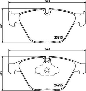 Magneti Marelli 363700406055 - Комплект спирачно феродо, дискови спирачки vvparts.bg