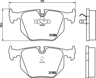 Magneti Marelli 363700406016 - Комплект спирачно феродо, дискови спирачки vvparts.bg