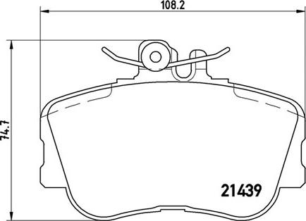 Magneti Marelli 363700406017 - Комплект спирачно феродо, дискови спирачки vvparts.bg