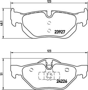 Magneti Marelli 363700406038 - Комплект спирачно феродо, дискови спирачки vvparts.bg