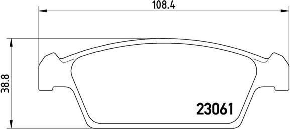 Magneti Marelli 363700415001 - Комплект спирачно феродо, дискови спирачки vvparts.bg