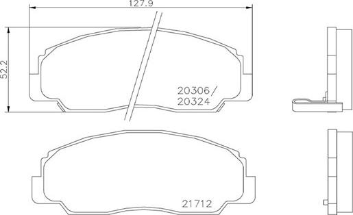 Magneti Marelli 363700416012 - Комплект спирачно феродо, дискови спирачки vvparts.bg