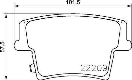 Remy RAP1518 - Комплект спирачно феродо, дискови спирачки vvparts.bg