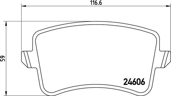 Magneti Marelli 363700585099 - Комплект спирачно феродо, дискови спирачки vvparts.bg